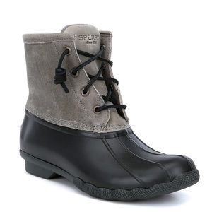 Sperry Saltwater duck boots grey:black 7.5